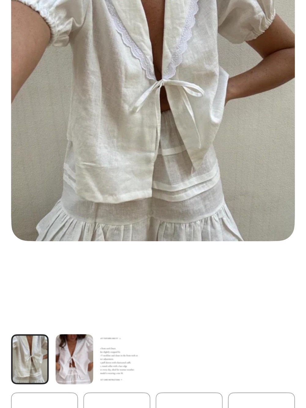 Rouri linen blouse